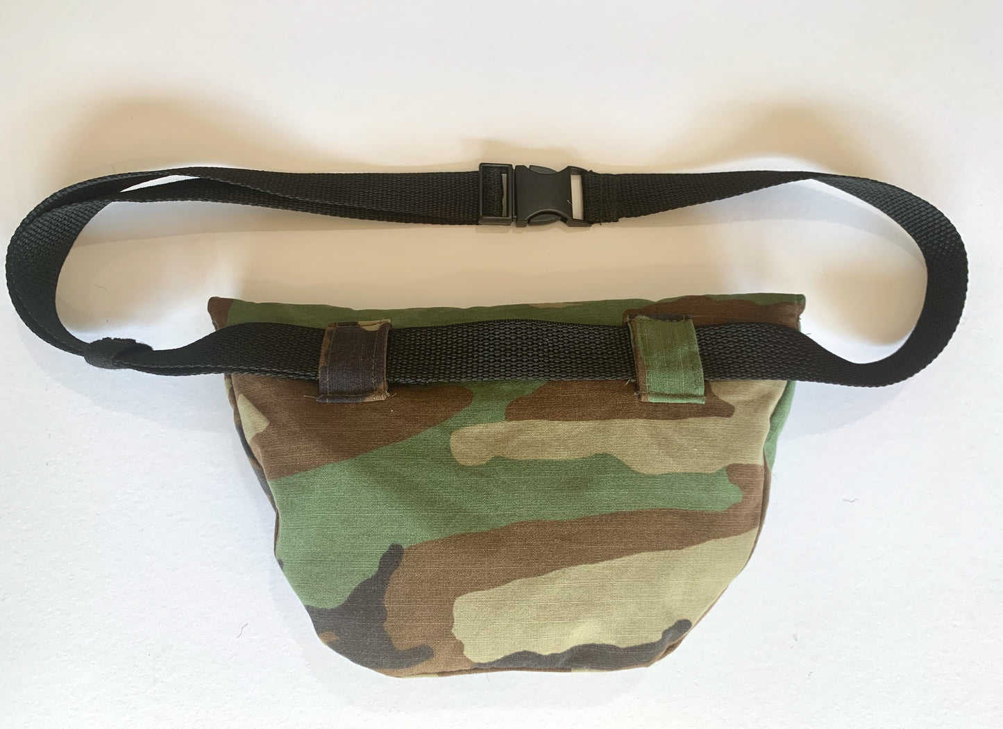 Upcycled Camo Crossbody Fanny Pack