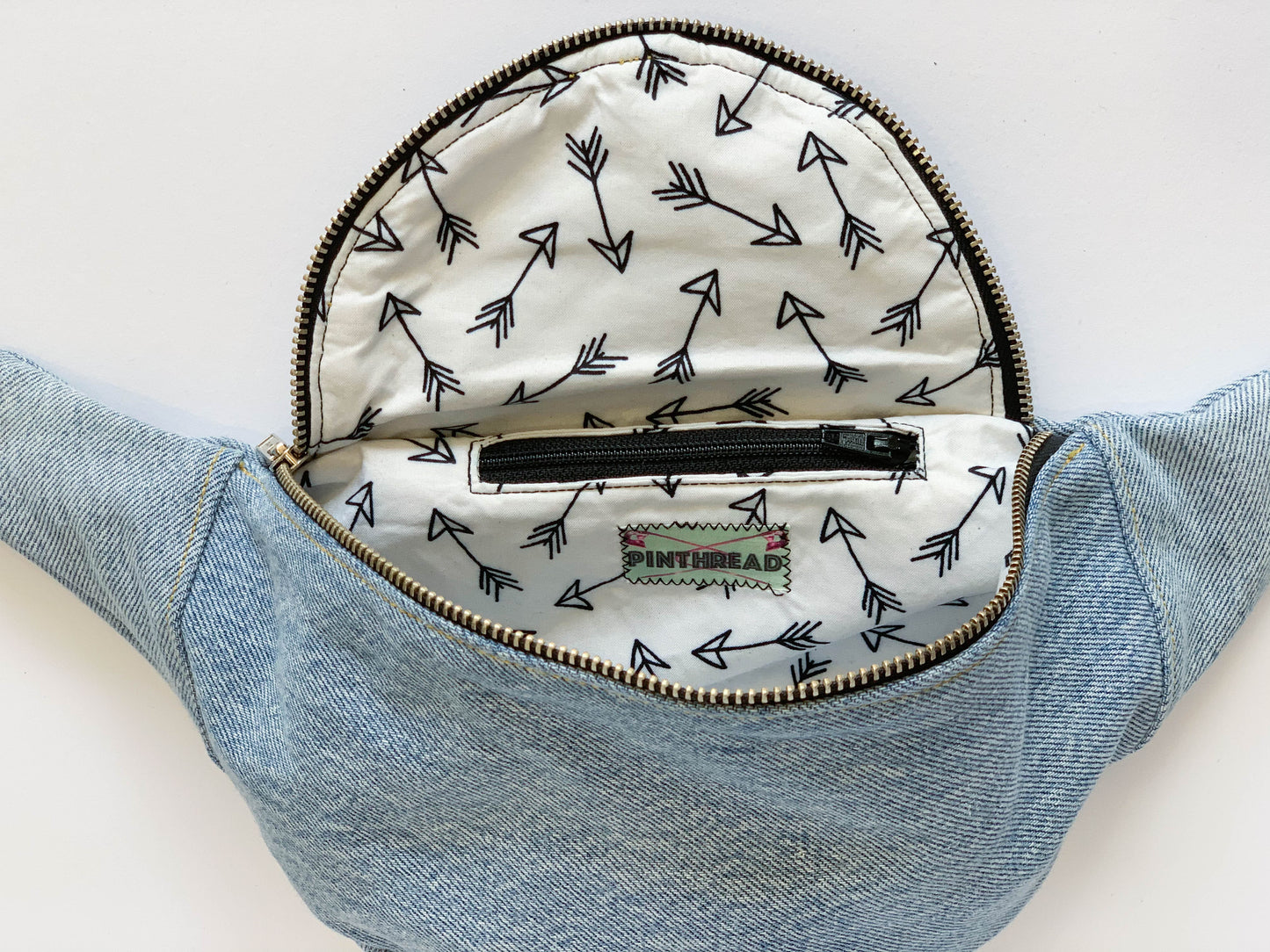 Upcycled Denim Crossbody / Fanny Pack