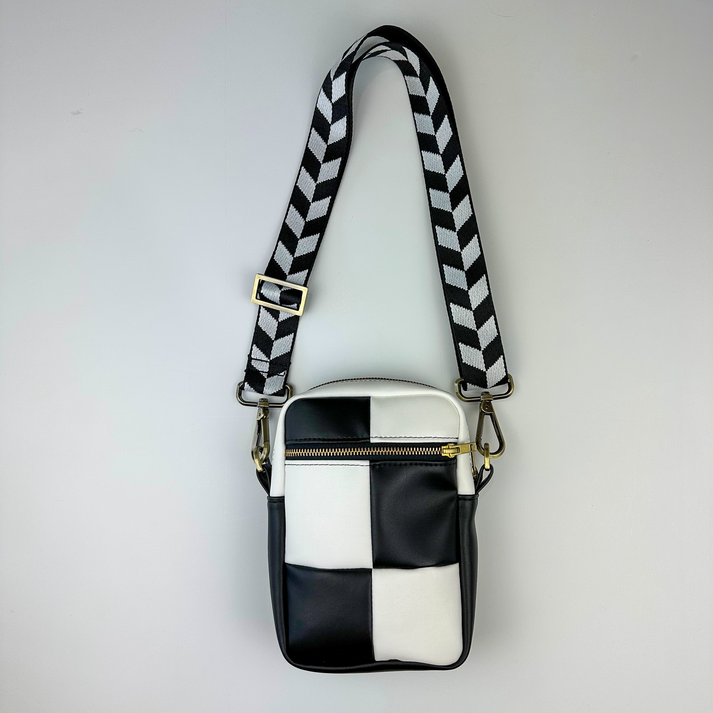 One-of-One Checkered Crossbody Bag