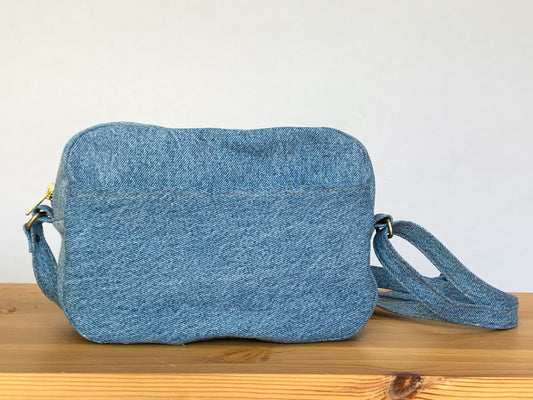 Upcycled Denim Crossbody Purse
